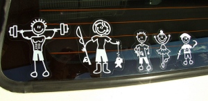 Are Stick Figures On Your Car Dangerous?